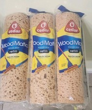 O Cedar Wood Matic Roller Mop Refill Super Dry Sponge - Lot of 3