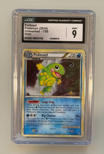 Politoed graded CGC 9 for sale on eBay