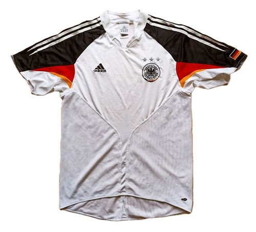 Adidas DFB Deutschland 2004 Heim Home Trikot Shirt Vintage weiß Sz. L
