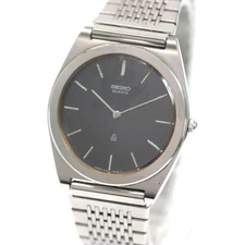 Seiko Quartz Watch 6020-7020 Black Dial 33mm From Japan 276 6356653 