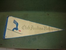 Vintage Club Andino Boliviano Pennant ~ Chacaltaya Ski Lodge Bolivia