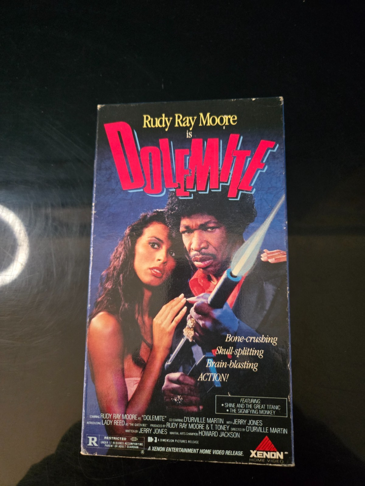 Dolemite Rudy Ray Moore & Talkin' Dirty After Dark VHS Film Bundle x2 ...