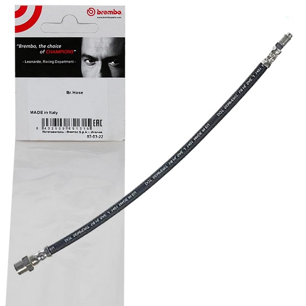 Brembo Bremsschlauch 370Mm Links Rechts Vorderachse FüR MERCEDES-BENZ 123 124-image