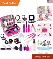 Charming Pretend Makeup Kit for Toddlers - Safe & Fun for Little Fashionistas