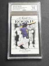 Jesus Made 2024 Leaf Rookie Achievement CCG 10 Brewers Rookie