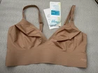 Sloggi Bralette Body Adapt Bra Non Padded Plunge BEIGE 10207501 Size XS+ BNWT