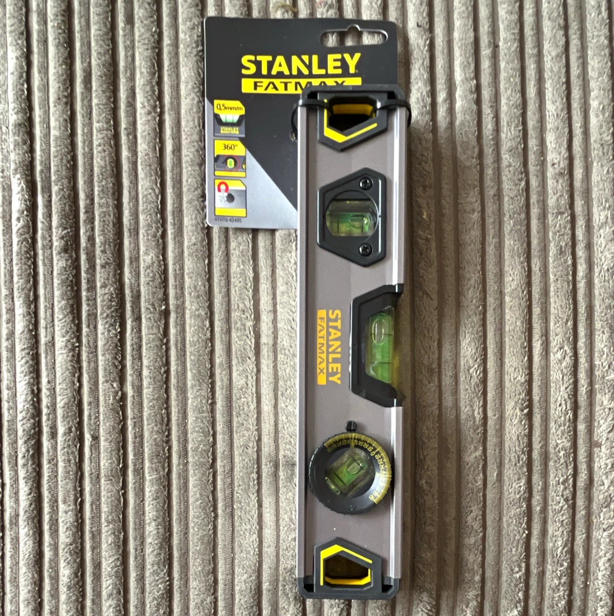 STANLEY FATMAX Magnético 360° Aluminio Nivel de Espíritu XTHT0-42495
