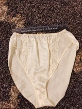 Vintage Warner's "Satin Treasures" Panties Size Large Silky Soft 55026