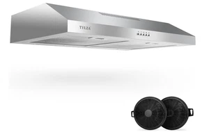 Tylza KMJ01-30 30" Hotte de rangement en acier inoxydable sous cabinet 600 CFM