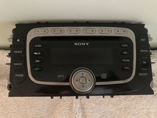 Ford Sony Radio Stereo with code  CD Player Fiesta, Transit Kuga, Focus, Mondeo