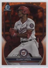 2023 Bowman Chrome Draft Sapphire Edition Orange 24/25 Elijah Green #BDC-15 nd3