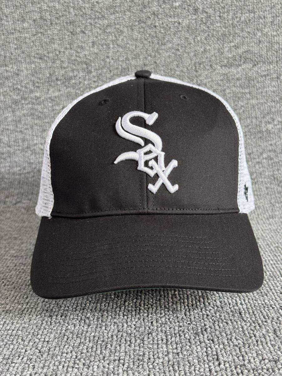 '47 Brand Chicago White Sox Trucker Snapback Black White One Size Hat