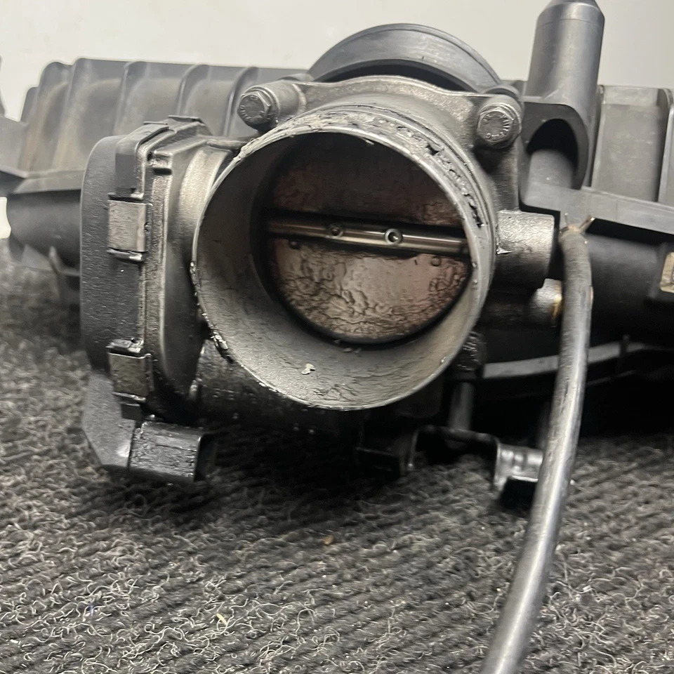 ☑️ BMW N54 535i 335i 135i 2007-2010 colector de admisión con cuerpo de acelerador OEM Foto 2 de 4