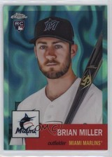 2022 Chrome Platinum Anniversary Aqua Lava Refractor /299 Brian Miller #286 15vw