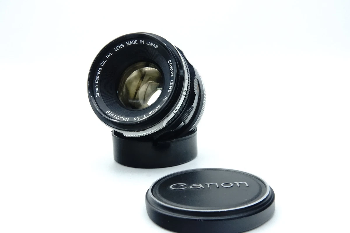 Canon f/1.8 Camera Lenses FL 50mm Focal for sale - eBay