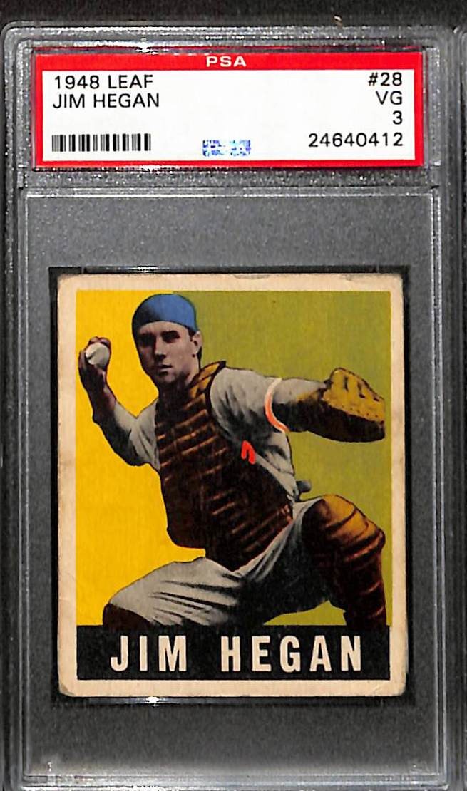 1948 Leaf #28 Jim Hegan PSA 3 VG 24640412