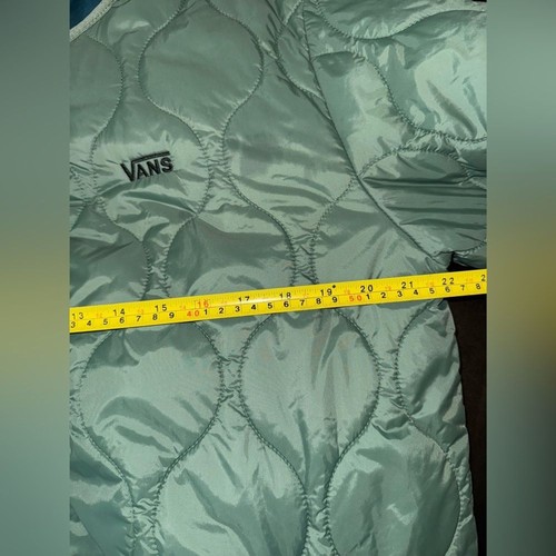 Vans Women’s Forces Oversized Long Reversible Liner Jacket - DUCK GREEN L NWOT - Picture 12 of 13