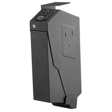 Fingerprint Handgun Pistol Safe Box Vault W/ 2 Keys Home Use