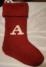 Christmas Stocking Letter A C4 
