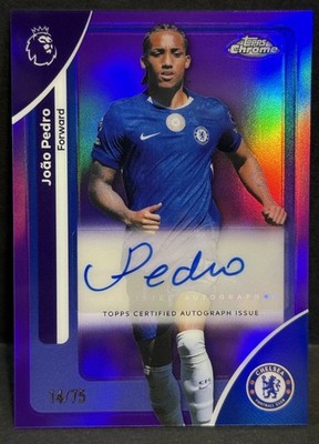 2026 Topps Chrome Premier League EPL Chelsea Joao Pedro Auto