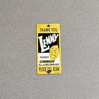 VINTAGE LEMMY LEMONADE DOOR PALM PUSH PORCELAIN SIGN CAR GAS OIL MOTORCYCLE