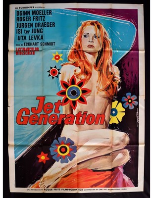 Werbeplakat Jet Generation Uta Lefka Moeller Draeger Schmidt Isi Ter Jung A35