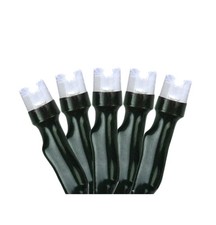 Northlight 20ct B/O Pure White LED Wide Angle Patio String Lights - Green Wire