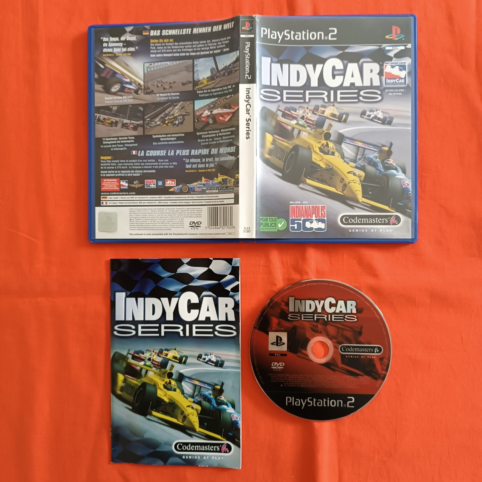 JEU PS2 - indycar series
