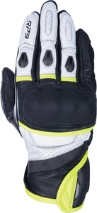 Oxford RP-3 2.0 Gloves - Black/White/Yellow Motorcycle Motorbike