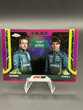 2025 Topps Chrome Formula 1 - F1 Duos Fernando Alonso #168 Pink Refractor /250
