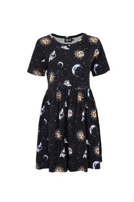 Hell Bunny Kurzes Kleid Damen SOLARIS  DRESS schwarz Casual Wear, Sommerkleider