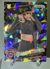 2025 Panini Prizm WNBA Sarah Ashlee Barker Variation Rookie Ice Prizm #142V