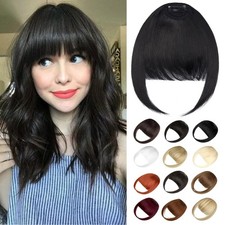 Bangs Hair Clip in Bangs Fringe w/ Temples Hairpiece Women Hair Bangs Extensions