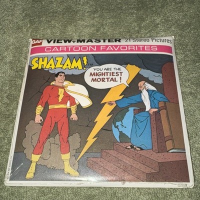 SHAZAM! View-Master 3 Reel Packet B 550 NOS Factory Sealed NEW