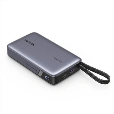 UGREEN 45W Power Bank 20000mAh Portable Charger Built-in USB C Cable Fast Charge