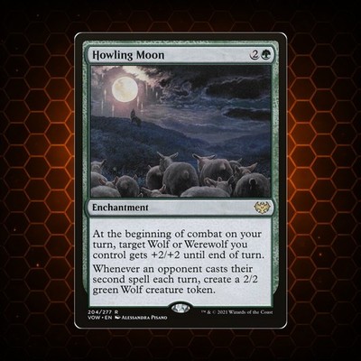 MTG - Howling Moon/Heulender Mond - VOW - Deutsch - EX