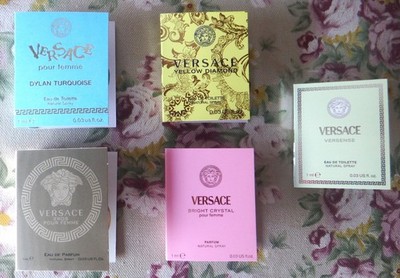 Versace Dylan Turquoise + Yellow Diamond + Versense +  Eros + Bright Crystal 