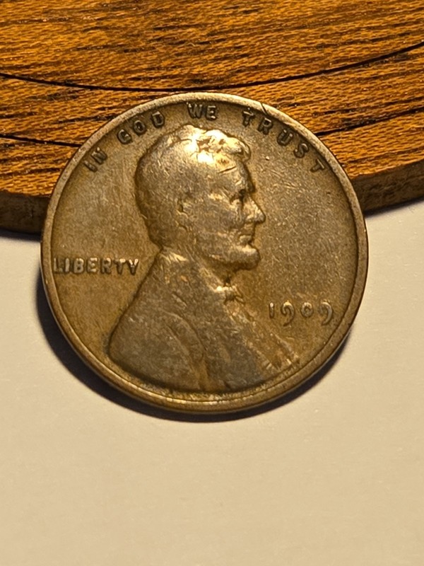 1909 Lincoln Wheat Cent 