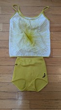 Vintage Jantzen 60's Swimsuit 2 Piece Tankini Size 12