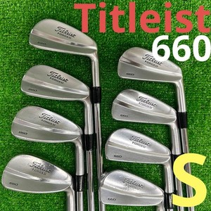 【激レア】2i付き タイトリスト 660フォージド メンズアイアンセット 9本S フォージド660 タイトリスト(Titleist) アイアンセット(IRON