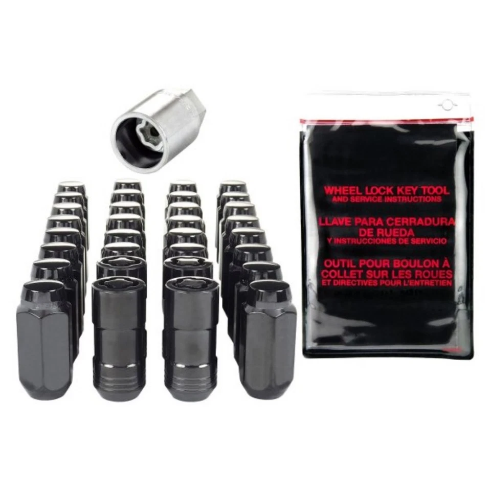 Kit de instalación de terminales hexagonales McGard para GMC K2500/K3500 1998-2000 tuerca de asiento cónico | negro Foto 3 de 4