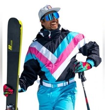 Tipsy Elves Men  s Pastel Pro Snow Suit One Piece Size XL NWT