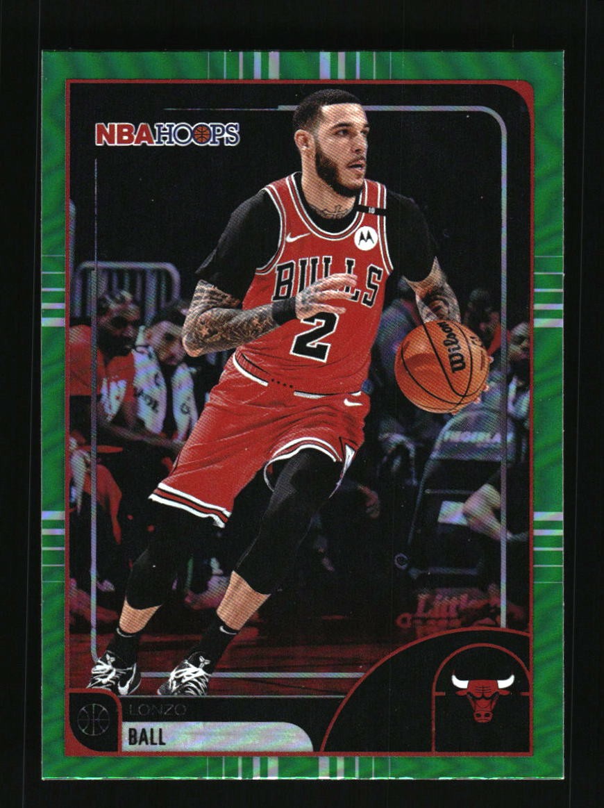 2025-26 Hoops #98 Lonzo Ball Green Hoops