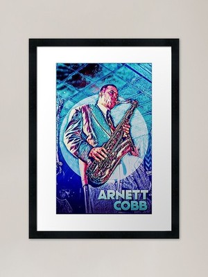 Arnett Cobb Gerahmter Kunstdruck Gerahmtes Wandbild Poster Leinwanddruck Bild