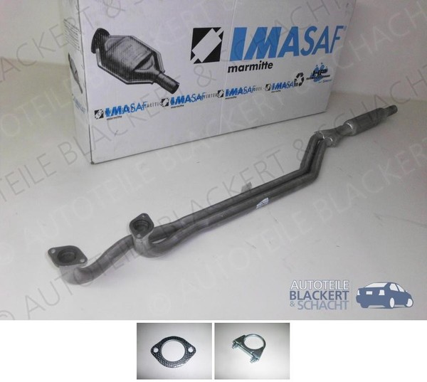 Imasaf Auspuff VorschalldäMpfer + Anbauteile FüR Lancia Gamma 2.0 + Coupe Links-image