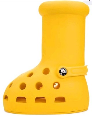 Neu: Original Crocs x MSCHF Größe 38,5 Big Yellow Boot     Rare collab