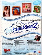 Warm Company 2 Pack Lite Steam a Seam 2 Double Stick Fusible Web 9In