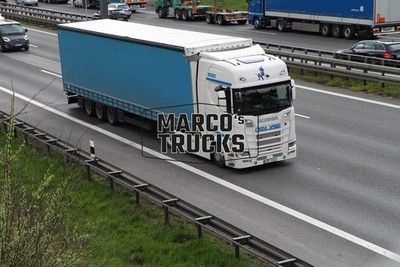 LKW Foto Scania R 500 Planensattelzug Tschechien weiß CROSS SPEED #h4kh