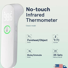 Thermometer for Adults and Kids Viproud No-touch Infrared Thermometer FC-IR202