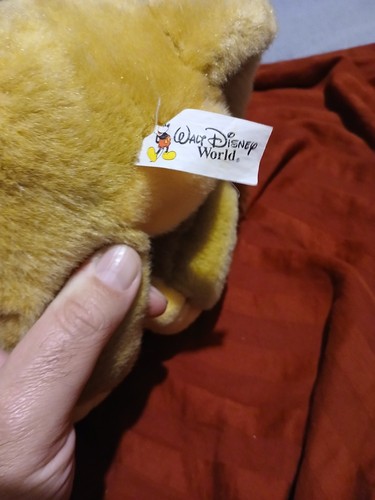 Vintage Disney Lion King Simba plush stuffed animal 13" tall Disneyland tag euc - Picture 4 of 5
